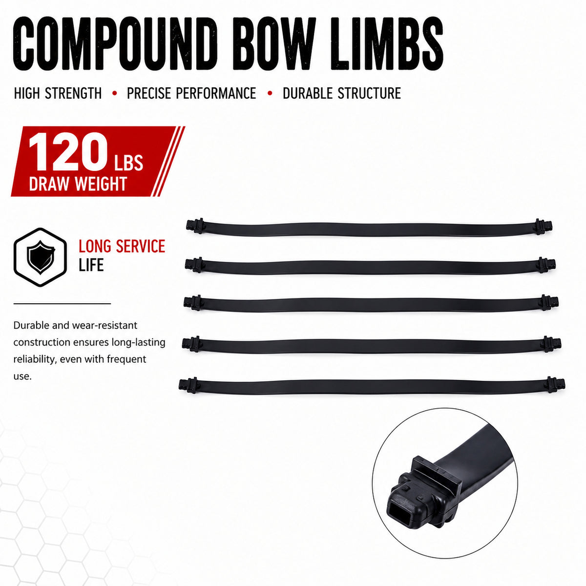 White Smoke Bow Road - GDF1 Limbs INDIAN SLINGSHOT
