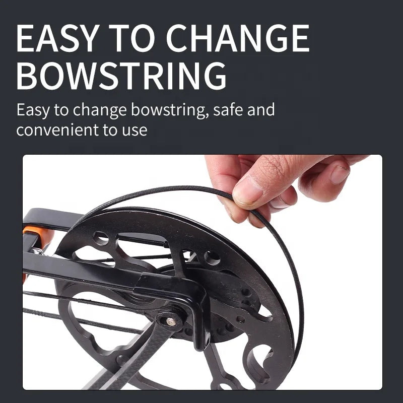 Dark Slate Gray SPG Compound Bow Press — Orange Metal Portable Bow Tuning Tool SPG