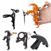 Light Gray SPG Compound Bow Release Aid Archery Accessories Kit Professional Shooting 3/4 Finger Adjustable Triggers Grip Thumb Caliper INDIAN SLINGSHOT