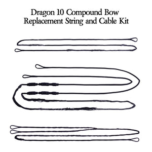 White Smoke Sanlida® Dragon 10 Compound Bow String & Cables Set SANLIDA
