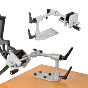 Rosy Brown SPG Compound Bow Vise – Adjustable Carbon Steel Table-Mounted Bow Tuning Tool SPG