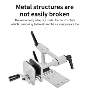Black SPG Compound Bow Vise – Adjustable Carbon Steel Table-Mounted Bow Tuning Tool SPG