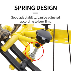 Dark Slate Gray SPG Compound Bow Vise — 360° Adjustable Steel Tuning Tool SPG