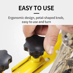 Light Gray SPG Compound Bow Vise — 360° Adjustable Steel Tuning Tool SPG