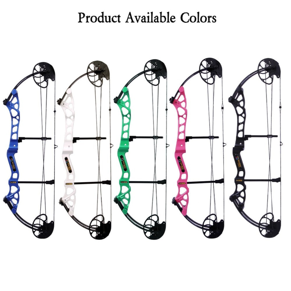 Misty Rose Sanlida® Archery Hero X8 Beginner Target Compound Bow Basic Kit SANLIDA