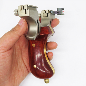 Sienna High Power Shooting Toy Full Metal Wooden Stainless Steel Slingshot Outdoors Games INDIAN SLINGSHOT