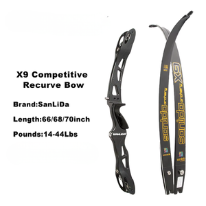Dark Slate Gray Sanlida® Miracle X9 Recurve Bow (Black Edition) SANLIDA