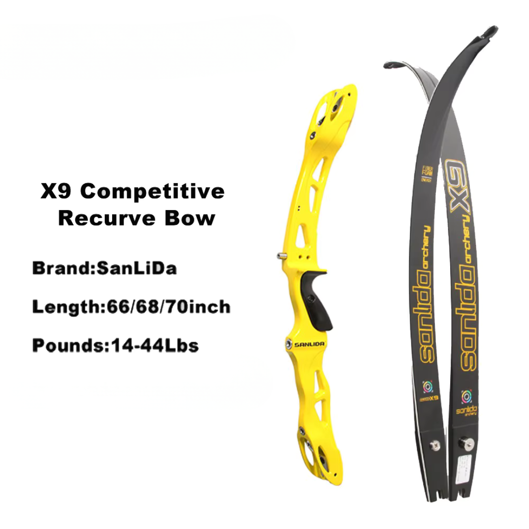 Sanlida® Miracle X9 Recurve Bow (Yellow Edition)