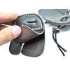 Light Slate Gray JX108H Archery Cow Leather Finger Tab Good for Recurve Bow INDIAN SLINGSHOT