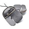 Light Slate Gray JX108H Archery Cow Leather Finger Tab Good for Recurve Bow INDIAN SLINGSHOT