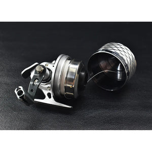 Dark Slate Gray DIAMOND DRIFT Premium Deep Water Fishing Reel – Heavy Duty Metal Body, Anti-Explosion Line System MARKSMAN