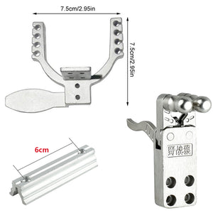 Light Gray DIY Metal Slingshot Accessories Sliding Module Strong Rubber Band Catapult Mechanical Slingshot MARKSMAN