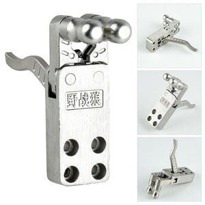 Lavender DIY Metal Slingshot Accessories Sliding Module Strong Rubber Band Catapult Mechanical Slingshot MARKSMAN