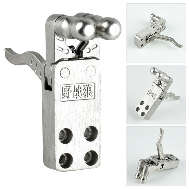 Lavender DIY Metal Slingshot Accessories Sliding Module Strong Rubber Band Catapult Mechanical Slingshot MARKSMAN