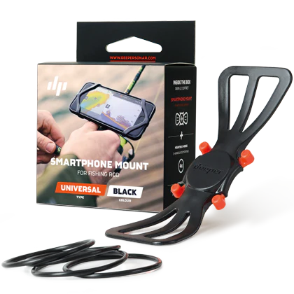 Deeper Smartphone Mount for Fishing Rod | Universal Phone Holder