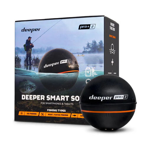 Deeper Sonar PRO+ 2 WiFi GPS Fish Finder | Smart Sonar