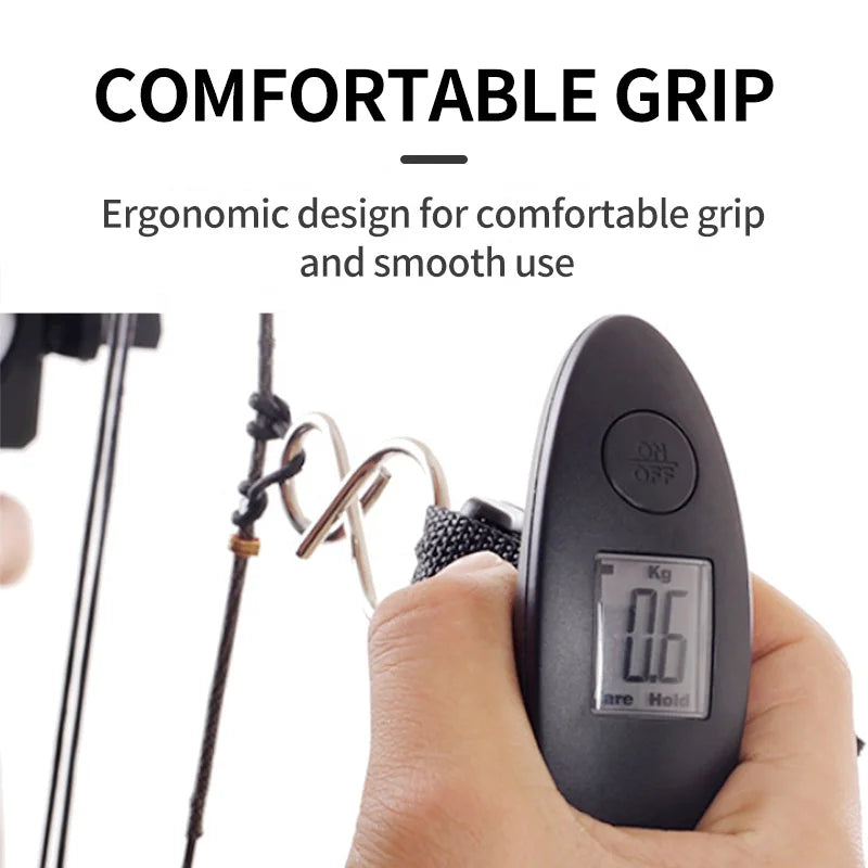 Tan SPG Digital Bow Scale – Portable Archery Draw Weight Measuring Tool SPG
