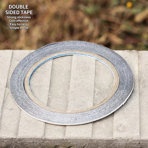 Light Gray SPG Double-Sided Adhesive Tape – 10M Arrow Feather Vane Glue for Archery DIY SPG
