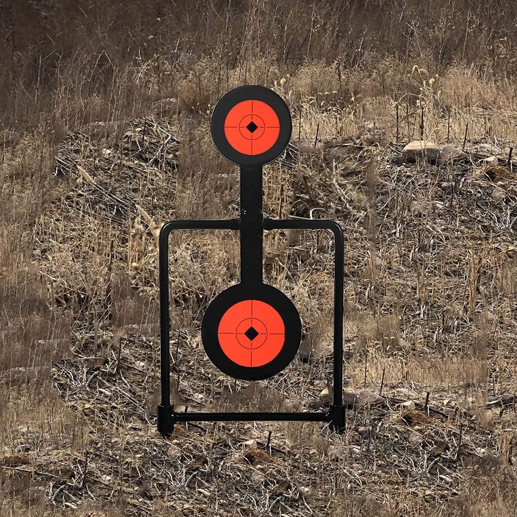 Dark Olive Green Marksman Target Double Spinner Shooting Targets - Auto Reset Steel Target MARKSMAN