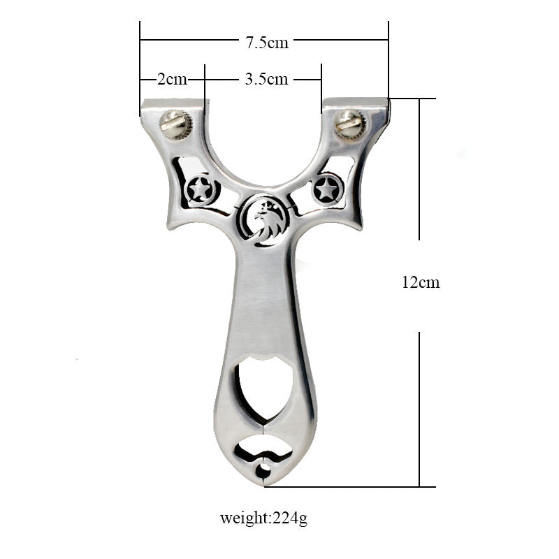 Double Star Eagle Head Stainless Steel Slingshot