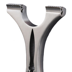 Gray Dragon Tooth Heavenly Sword Stainless Steel Slingshot INDIAN SLINGSHOT