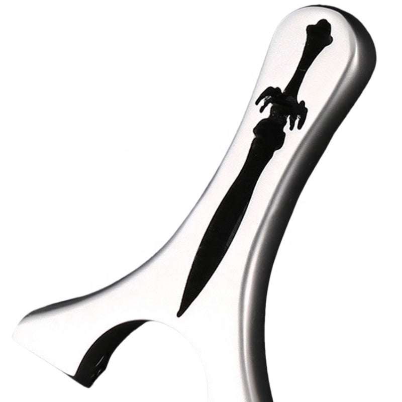 Lavender Dragon Tooth Heavenly Sword Stainless Steel Slingshot INDIAN SLINGSHOT