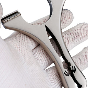 Light Gray Dragon Tooth Heavenly Sword Stainless Steel Slingshot INDIAN SLINGSHOT