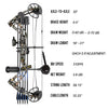 Black Sanlida® Dragon X8 60lbs/70lbs Full Kit SANLIDA