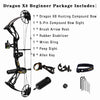 Light Gray Sanlida Archery Dragon X8 Shooting Compound Bow Beginner Kit for Outdoor Practice INDIAN SLINGSHOT