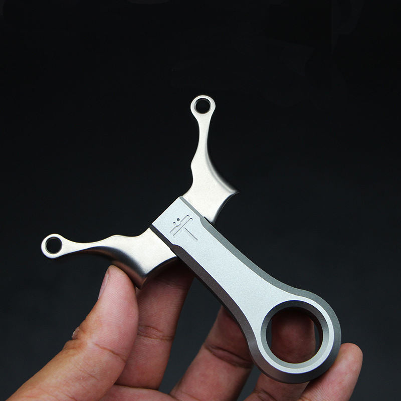 Black Dragonfly Single Card Stainless Steel Slingshot INDIAN SLINGSHOT