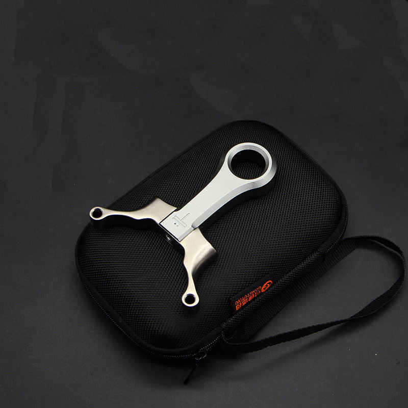 Dark Slate Gray Dragonfly Single Card Stainless Steel Slingshot INDIAN SLINGSHOT