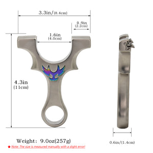 Light Slate Gray Dragon Glow – High Quality Stainless Steel Slingshot for Shooting and outdoor Sports INDIAN SLINGSHOT