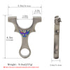 Sea Green Dragon Glow – High Quality Stainless Steel Slingshot for Shooting and outdoor Sports INDIAN SLINGSHOT