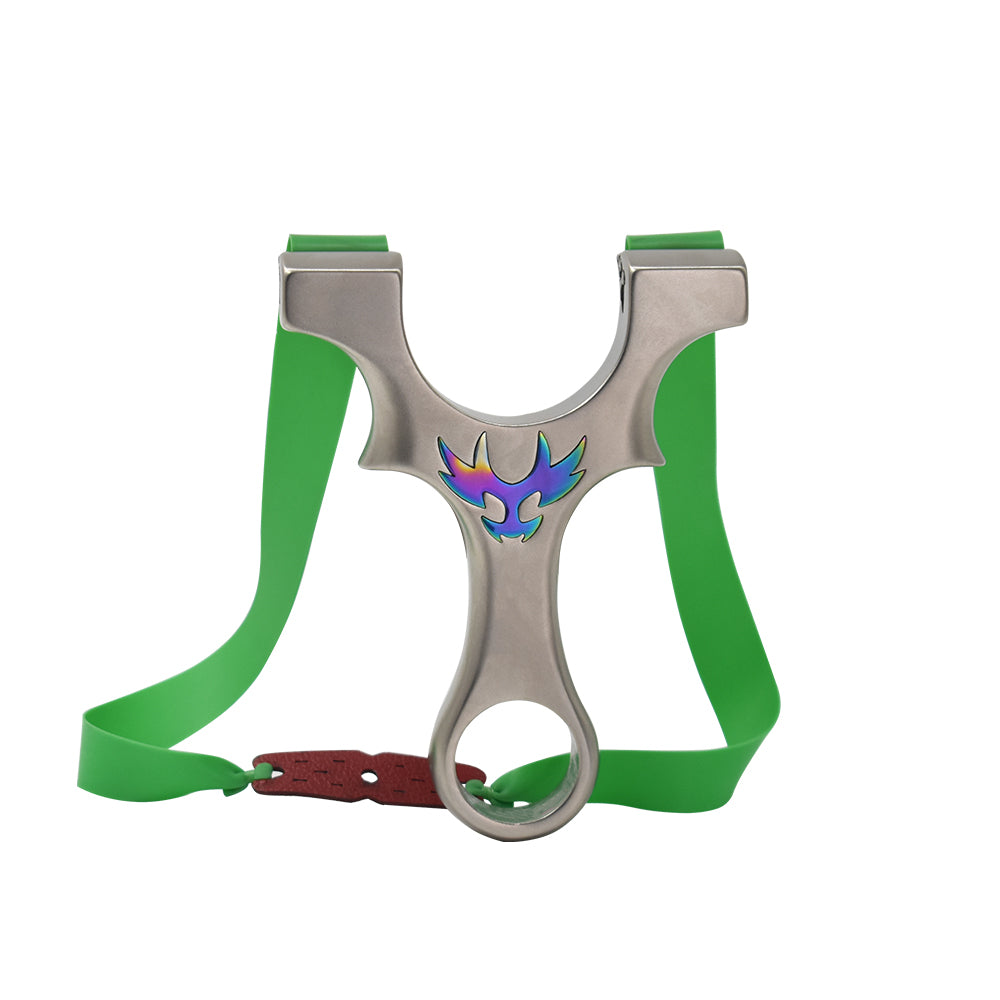 Sea Green Dragon Glow – High Quality Stainless Steel Slingshot for Shooting and outdoor Sports INDIAN SLINGSHOT