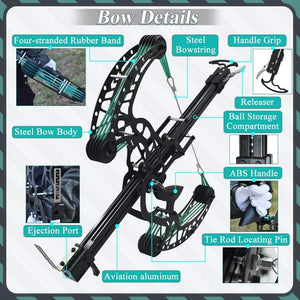 White Smoke High Precision Dual-Purpose Continuous Composite Bow MARKSMAN
