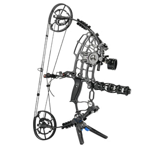 Dark Slate Gray SPG Dual Purpose Compound Bow – 30-70lbs Adjustable Alloy Black SPG