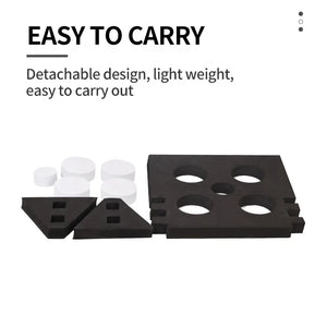 Dark Slate Gray SPG EVA Foam Archery Five-Spot Target | Durable & Portable SPG