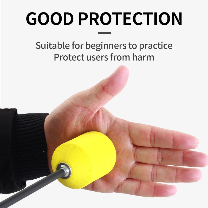 Black SPG EVA Foam Arrow Head – Safe Arrow Tip for 6.2mm Shafts SPG