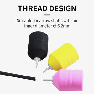 White Smoke SPG EVA Foam Arrow Head – Safe Arrow Tip for 6.2mm Shafts SPG