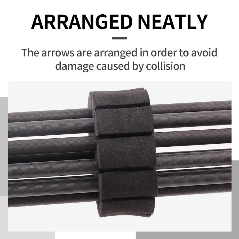 White Smoke SPG EVA Foam Arrow Rack Holder – 12 Arrow Storage Round Separator SPG