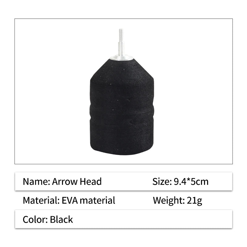 Light Gray SPG EVA Foam Arrow Head – Safe Arrow Tip for 6.2mm Shafts SPG