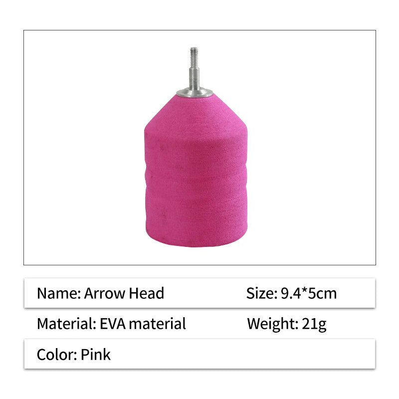 Maroon SPG EVA Foam Arrow Head – Safe Arrow Tip for 6.2mm Shafts SPG