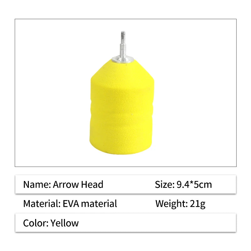 Gold SPG EVA Foam Arrow Head – Safe Arrow Tip for 6.2mm Shafts SPG