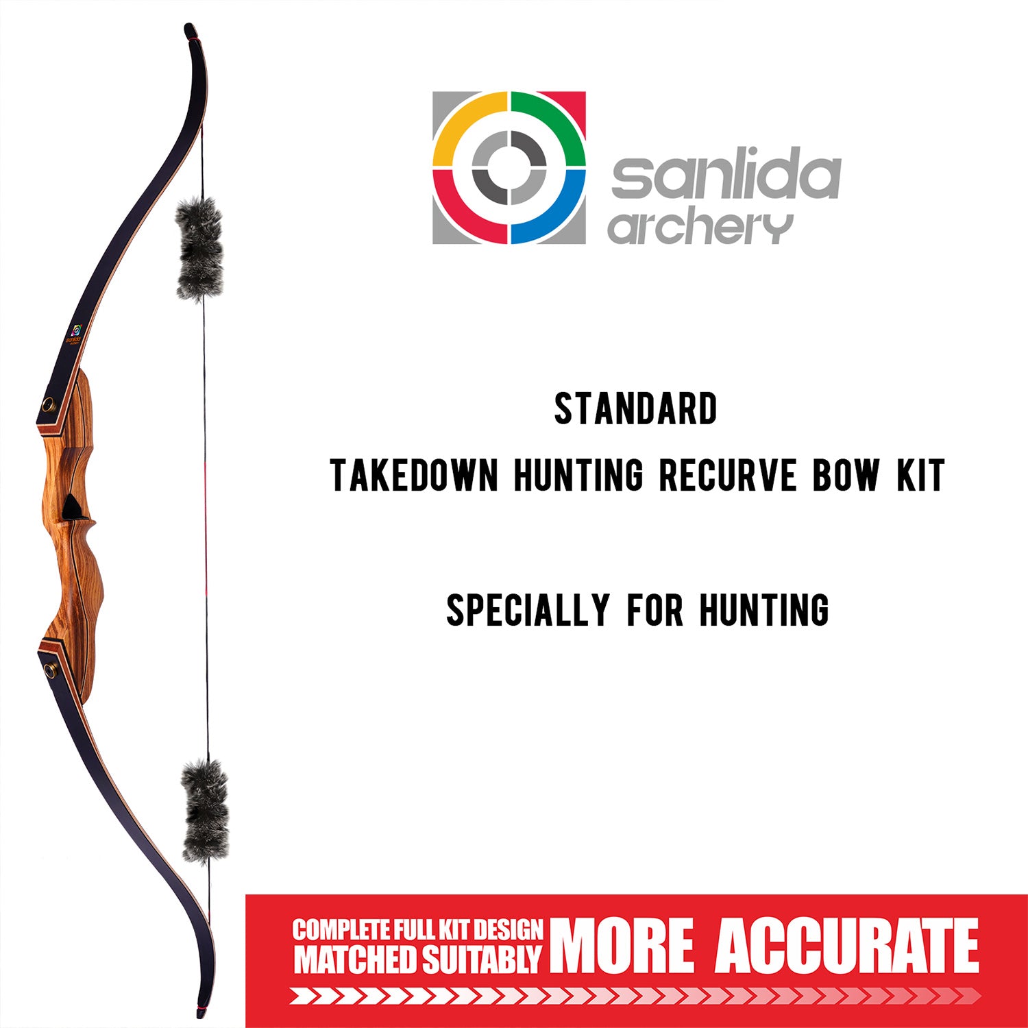 White Smoke Sanlida® Eagle X9 Takedown Recurve Bow Kit SANLIDA
