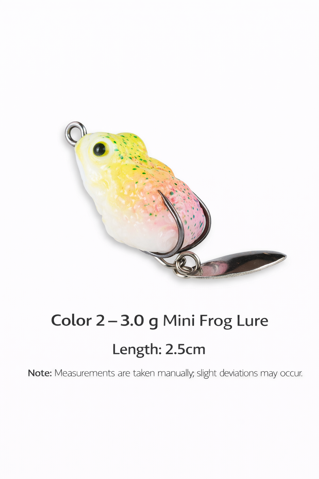 Egg Frog Soft Fishing Lure 2.5cm 3g – Mini Artificial Frog