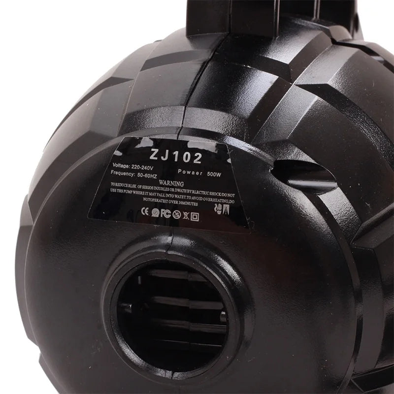 Dark Slate Gray SPG Electric Air Pump Inflator – 500W ABS Archery Target Bunker Blower SPG