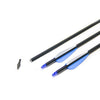 Gray Junxing Archery JX030C Carbon Arrow OD 7.6mm Shaft 30inches Long Total 32'' Long INDIAN SLINGSHOT
