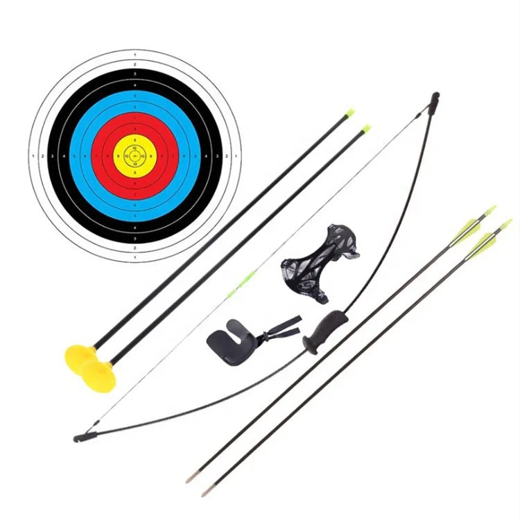 SPG F115 Kids Archery Bow Set — Safe 15LBS Fiberglass Learning Kit