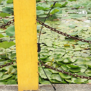 Dark Khaki SPG F115 Kids Archery Bow Set — Safe 15LBS Fiberglass Learning Kit SPG