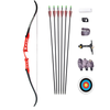 Light Gray Junxing F158 Recurve Bow for Target Shooting and Games INDIAN SLINGSHOT